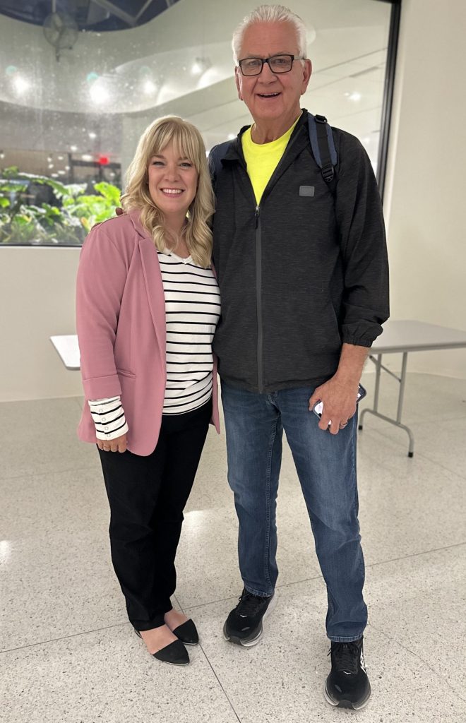 Photo with Ron Daniels, author of the Rose Therapy book!