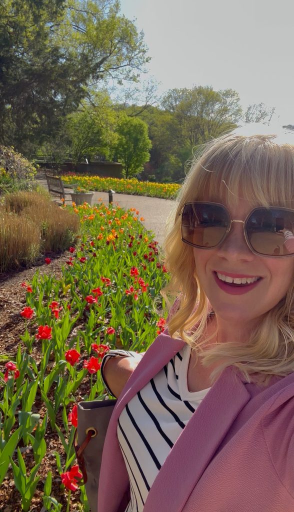 Tulips in bloom at Cheekwood, April 2025